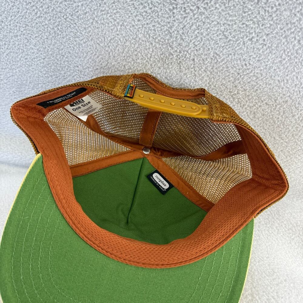 REI Coop Hat Adult OSFA Adjustable Snapback Netplus Mesh Trucker Deadstock NEW - Picture 5 of 9